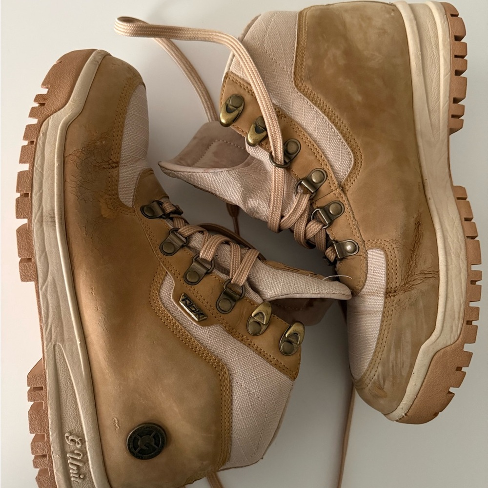 Reebok Tan Combat & Moto Boots